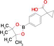 1-(4-(4,4,5,5-Tetramethyl-1,3,2-dioxaborolan-2-yl)phenyl)cyclopropane-1-carboxylic acid