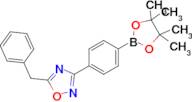 5-Benzyl-3-(4-(4,4,5,5-tetramethyl-1,3,2-dioxaborolan-2-yl)phenyl)-1,2,4-oxadiazole