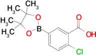 2-Chloro-5-(4,4,5,5-tetramethyl-1,3,2-dioxaborolan-2-yl)benzoic acid