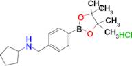 N-(4-(4,4,5,5-Tetramethyl-1,3,2-dioxaborolan-2-yl)benzyl)cyclopentanamine hydrochloride