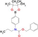 Benzyl propyl(4-(4,4,5,5-tetramethyl-1,3,2-dioxaborolan-2-yl)phenyl)carbamate