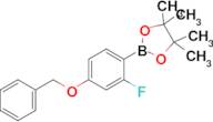 2-(4-(Benzyloxy)-2-fluorophenyl)-4,4,5,5-tetramethyl-1,3,2-dioxaborolane