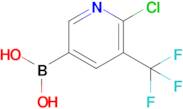 [6-Chloro-5-(trifluoromethyl)pyridin-3-yl]boronic acid