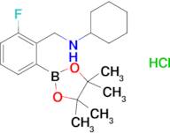 N-(2-Fluoro-6-(4,4,5,5-tetramethyl-1,3,2-dioxaborolan-2-yl)benzyl)cyclohexanamine hydrochloride