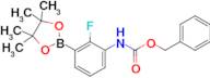 Benzyl (2-fluoro-3-(4,4,5,5-tetramethyl-1,3,2-dioxaborolan-2-yl)phenyl)carbamate