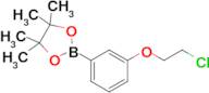 2-(3-(2-Chloroethoxy)phenyl)-4,4,5,5-tetramethyl-1,3,2-dioxaborolane