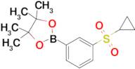 2-(3-(Cyclopropylsulfonyl)phenyl)-4,4,5,5-tetramethyl-1,3,2-dioxaborolane