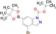 tert-Butyl 4-bromo-6-(4,4,5,5-tetramethyl-1,3,2-dioxaborolan-2-yl)-1H-indazole-1-carboxylate