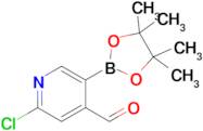 2-Chloro-5-(4,4,5,5-tetramethyl-1,3,2-dioxaborolan-2-yl)isonicotinaldehyde