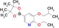 2-Ethoxy-3-isobutoxy-5-(4,4,5,5-tetramethyl-1,3,2-dioxaborolan-2-yl)pyridine