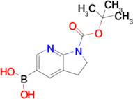 (1-(tert-Butoxycarbonyl)-2,3-dihydro-1H-pyrrolo[2,3-b]pyridin-5-yl)boronic acid