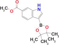 Methyl 3-(4,4,5,5-tetramethyl-1,3,2-dioxaborolan-2-yl)-1H-indole-6-carboxylate