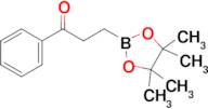 1-Phenyl-3-(4,4,5,5-tetramethyl-1,3,2-dioxaborolan-2-yl)propan-1-one