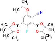 3-Fluoro-6-isopropoxy-2,4-bis(4,4,5,5-tetramethyl-1,3,2-dioxaborolan-2-yl)benzonitrile