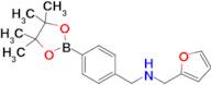 1-(Furan-2-yl)-N-(4-(4,4,5,5-tetramethyl-1,3,2-dioxaborolan-2-yl)benzyl)methanamine