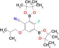 3-Fluoro-6-isobutoxy-2,4-bis(4,4,5,5-tetramethyl-1,3,2-dioxaborolan-2-yl)benzonitrile