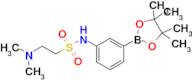 2-(Dimethylamino)-N-(3-(4,4,5,5-tetramethyl-1,3,2-dioxaborolan-2-yl)phenyl)ethane-1-sulfonamide