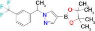 4-(4,4,5,5-Tetramethyl-1,3,2-dioxaborolan-2-yl)-1-(1-(3-(trifluoro-methyl)phenyl)ethyl)-1H-pyrazole