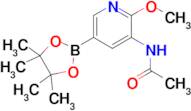 N-(2-Methoxy-5-(4,4,5,5-tetramethyl-1,3,2-dioxaborolan-2-yl)pyridin-3-yl)acetamide