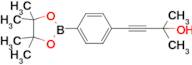 2-Methyl-4-[4-(4,4,5,5-tetramethyl-1,3,2-dioxaborolan-2-yl)phenyl]-3-butyn-2-ol