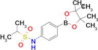 Propane-2-sulfonic acid [4-(4,4,5,5-tetramethyl-[1,3,2]dioxaborolan-2-yl)-phenyl]-amide