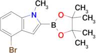 4-Bromo-1-methyl-2-(4,4,5,5-tetramethyl-1,3,2-dioxaborolan-2-yl)-indole