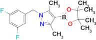 1-(3,5-Difluoro-benzyl)-3,5-dimethyl-4-(4,4,5,5-tetramethyl-[1,3,2]dioxaborolan-2-yl)-1H-pyrazole