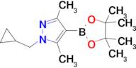 1-Cyclopropylmethyl-3,5-dimethyl-4-(4,4,5,5-tetramethyl-[1,3,2]dioxaborolan-2-yl)-1H-pyrazole