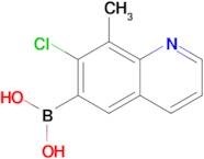 (7-Chloro-8-methylquinolin-6-yl)boronic acid