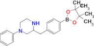 1-Phenyl-3-[4-(4,4,5,5-tetramethyl-1,3,2-dioxaborolan-2-yl)benzyl]piperazine