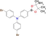 2-[4-[Bis(4-bromophenyl)amino]phenyl]-4,4,5,5-tetramethyl-1,3,2-dioxaborolane