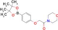 1-Morpholino-2-(4-(4,4,5,5-tetramethyl-1,3,2-dioxaborolan-2-yl)phenoxy)ethanone