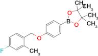 2-[4-(4-Fluoro-2-methyl-benzyloxy)-phenyl]-4,4,5,5-tetramethyl-[1,3,2]dioxaborolane