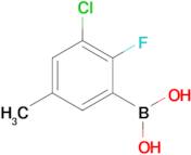 (3-Chloro-2-fluoro-5-methylphenyl)boronic acid