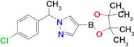 1-(1-(4-Chlorophenyl)ethyl)-4-(4,4,5,5-tetramethyl-1,3,2-dioxaborolan-2-yl)-1H-pyrazole