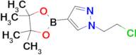 1-(2-Chloroethyl)-4-(4,4,5,5-tetramethyl-1,3,2-dioxaborolan-2-yl)-1H-pyrazole