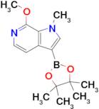 7-Methoxy-1-methyl-3-(4,4,5,5-tetramethyl-1,3,2-dioxaborolan-2-yl)-1H-pyrrolo[2,3-c]pyridine