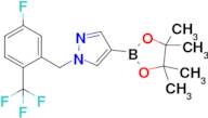 1-(5-Fluoro-2-trifluoromethyl-benzyl)-4-(4,4,5,5-tetramethyl-[1,3,2]dioxaborolan-2-yl)-1H-pyrazole