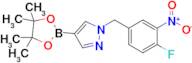 1-[(4-Fluoro-3-nitrophenyl)methyl]-4-(4,4,5,5-tetramethyl-1,3,2-dioxaborolan-2-yl)-1H-pyrazole