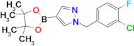 1-(3-Chloro-4-fluorobenzyl)-4-(4,4,5,5-tetramethyl-1,3,2-dioxaborolan-2-yl)-1H-pyrazole