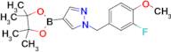 1-(3-Fluoro-4-methoxybenzyl)-4-(4,4,5,5-tetramethyl-1,3,2-dioxaborolan-2-yl)-1H-pyrazole