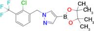 1-(2-Chloro-3-(trifluoromethyl)benzyl)-4-(4,4,5,5-tetramethyl-1,3,2-dioxaborolan-2-yl)-1H-pyrazole