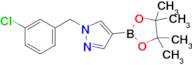 1-[(3-Chlorophenyl)methyl]-4-(4,4,5,5-tetramethyl-1,3,2-dioxaborolan-2-yl)pyrazole