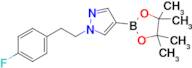 1-[2-(4-Fluorophenyl)ethyl]-4-(4,4,5,5-tetramethyl-1,3,2-dioxaborolan-2-yl)-1H-pyrazole