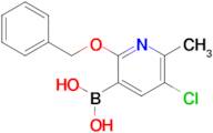 [2-(Benzyloxy)-5-chloro-6-methylpyridin-3-yl]boronic acid