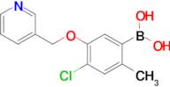 [4-Chloro-2-methyl-5-(pyridin-3-ylmethoxy)phenyl]boronic acid