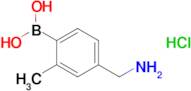 [4-(Aminomethyl)-2-methylphenyl]boronic acid hydrochloride