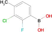 (3-Chloro-2-fluoro-4-methylphenyl)boronic acid