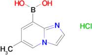 {6-Methylimidazo[1,2-a]pyridin-8-yl}boronic acid hydrochloride