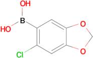 (6-Chloro-2H-1,3-benzodioxol-5-yl)boronic acid